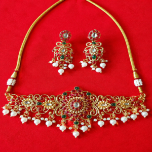 Necklace_Set_1500x1500 Gold Plated Pearl Choker Necklace set