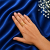file_0000000042ec820885346a7429e6af0c 18K Gold Plated Chain look Adjustable Ring