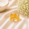 file_000000004f40820891cf33db49015c93 18K Gold Plated Floral Adjustable Ring