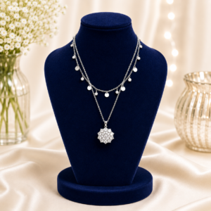 Double Layer AD Chain Pendant
