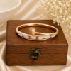 18K Gold Plated Stainless steel Crystal Bracelet