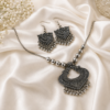 file_0000000096988208ba696cd5458a13cc Oxidised Teardrops Pendant Necklace Set