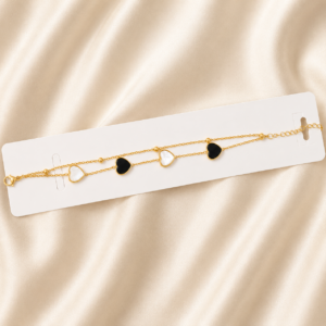 file_00000000a6248208b33bc4f6e17249ab Gold Plated Stainless steel Heart Shape Chain Bracelet