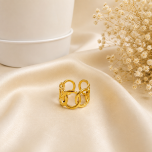 file_00000000a7a0821184ffd498805d120b 18K Gold Plated Chain look Adjustable Ring