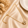 Gold Plated Heart Shape Magnet Chain Pendant