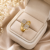 file_00000000f9508211a5533814021398ad 18K Gold Plated Double Rectangle American Diamond Cocktail Ring