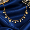 file_00000000079c8246a076dd0075ce0770 Gold Plated Star & Crystal Charm Chain Necklace
