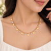 file_00000000405c82119bd810cad8ec750b Gold Plated Star & Crystal Charm Chain Necklace