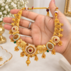 file_00000000bbc48211ac9e60a113408e26 Gold Plated Elephant Temple Necklace set