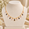 necklace_display_FINAL_PNG Gold Plated Fancy Tanmaniya Chain Necklace