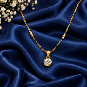 round_pendant_blue_cloth_TRUE_PNG-2 Elegant gold plated chain Pendant