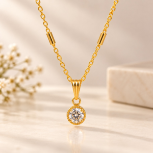 round_pendant_closeup_TRUE_PNG-3 Elegant gold plated chain Pendant