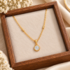 round_pendant_wooden_tray_TRUE_PNG-1 Elegant gold plated chain Pendant